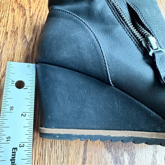 Soul by Naturalizer Women's Size 8M Haley‎ Wedge Heels Booties Shoes Black Comfy - Picture 9 of 9